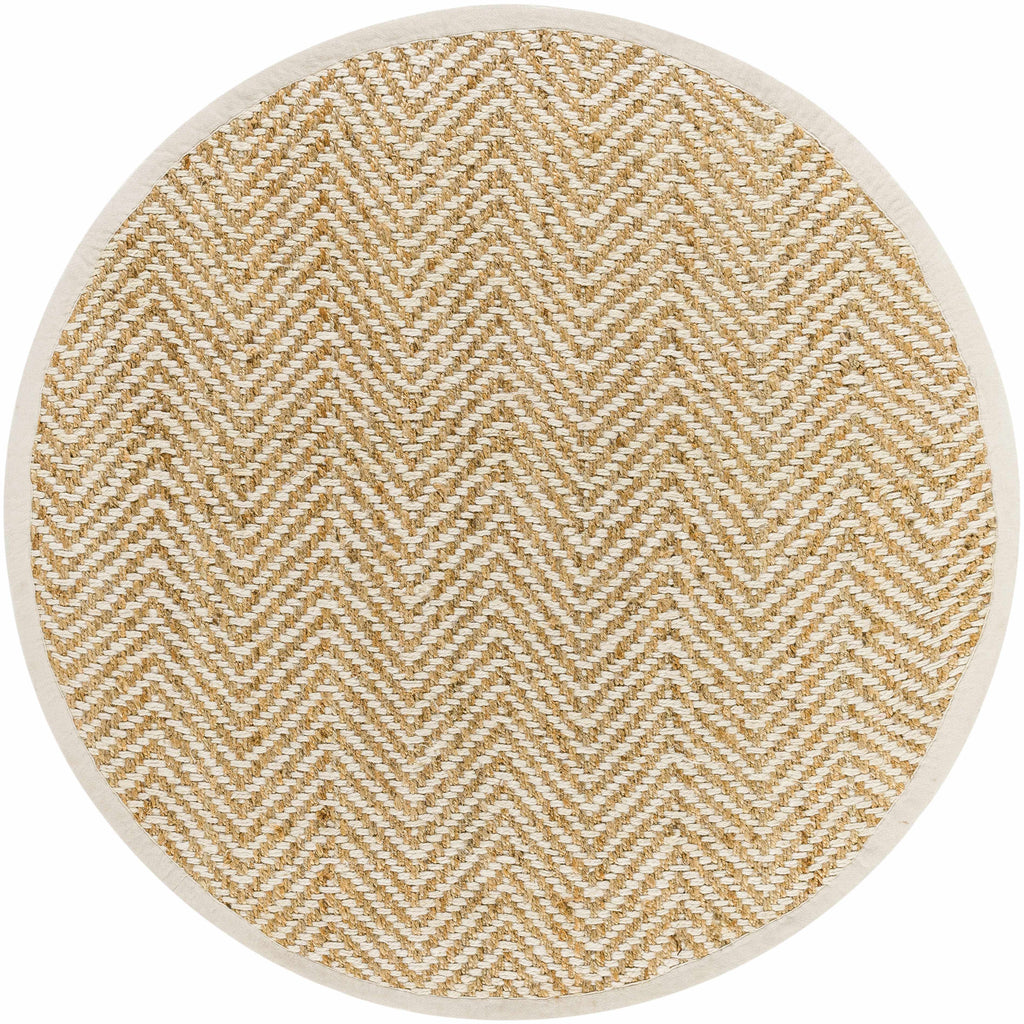 Hauteloom Aren SKEAARENJA1 Tan Woven/Flatwoven Jute Rug