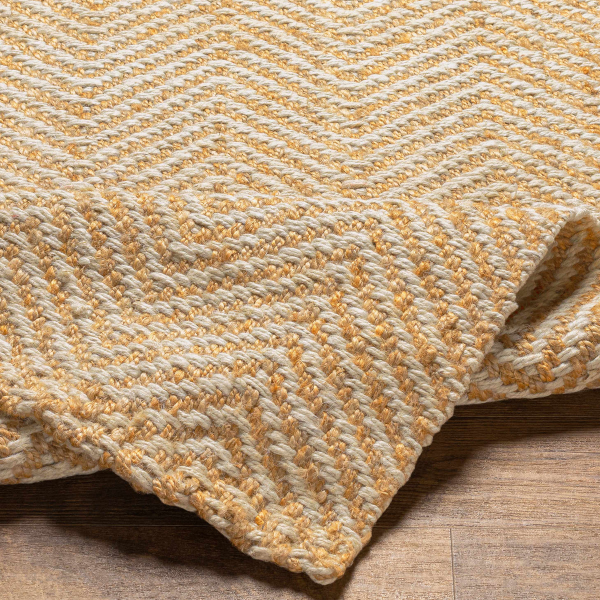 Hauteloom Aren SKEAARENJA1 Tan Woven/Flatwoven Jute Rug