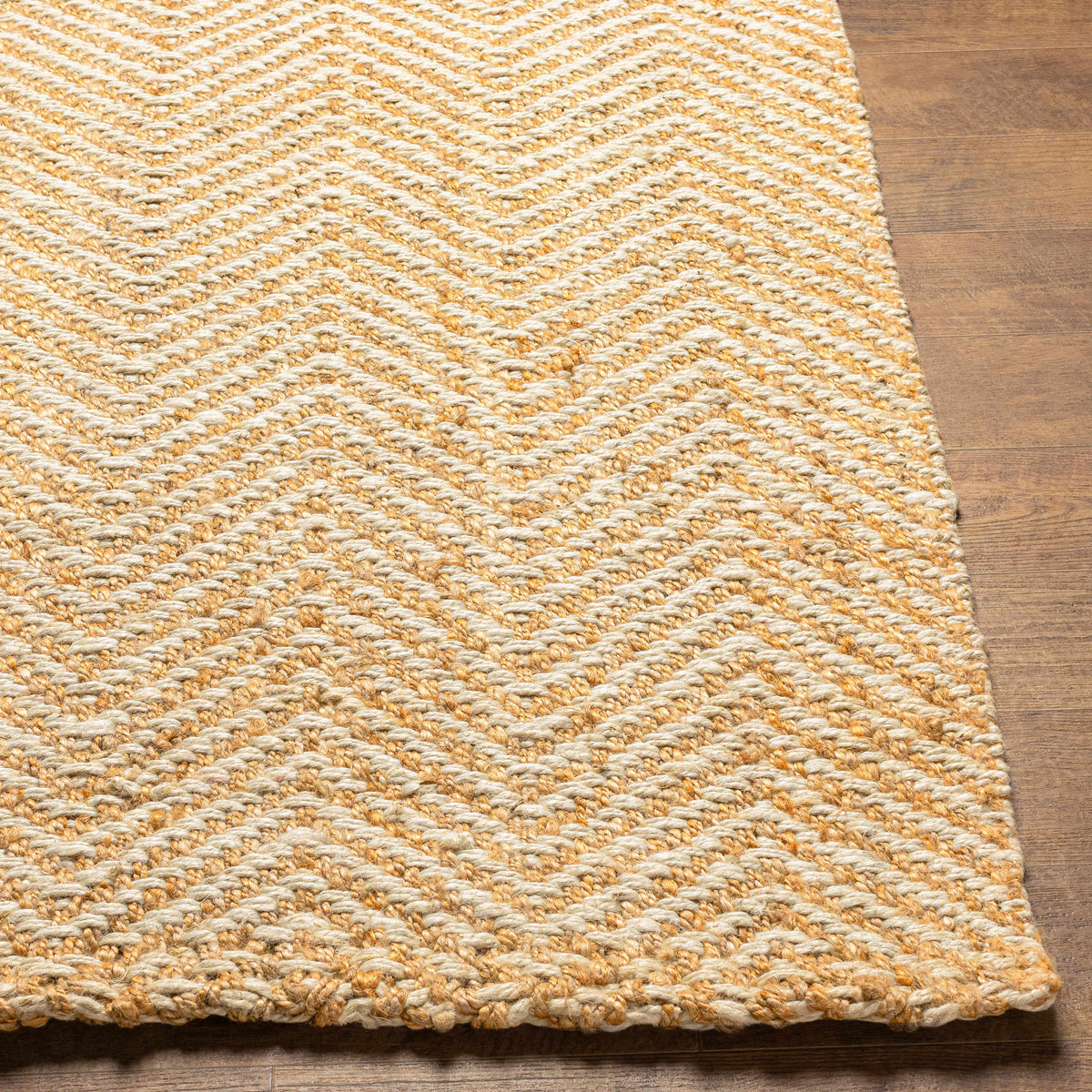 Hauteloom Aren SKEAARENJA1 Tan Woven/Flatwoven Jute Rug
