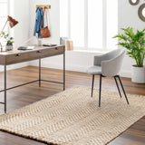 Hauteloom Aren SKEAARENJA1 Tan Woven/Flatwoven Jute Rug