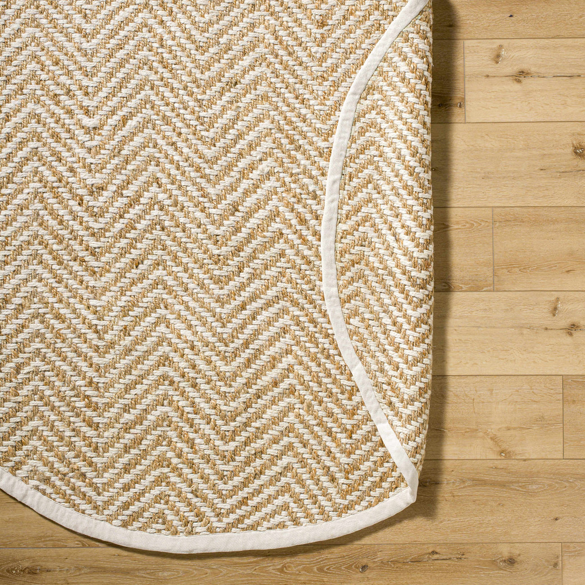 Hauteloom Aren SKEAARENJA1 Tan Woven/Flatwoven Jute Rug
