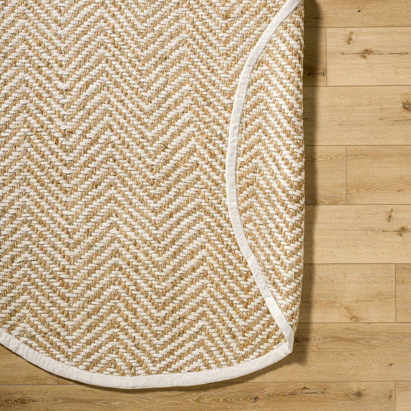 Hauteloom Aren SKEAARENJA1 Tan Woven/Flatwoven Jute Rug