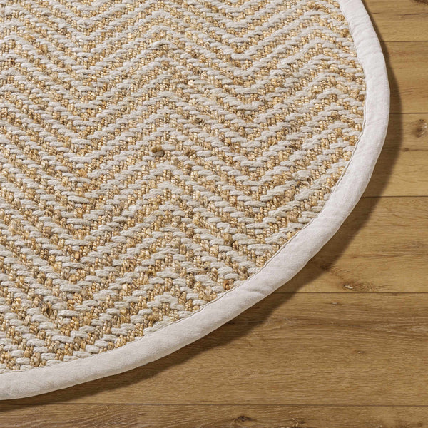 Hauteloom Aren SKEAARENJA1 Tan Woven/Flatwoven Jute Rug
