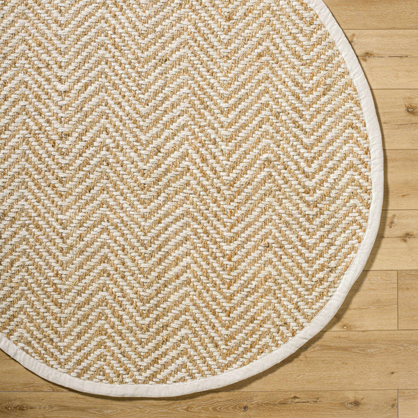 Hauteloom Aren SKEAARENJA1 Tan Woven/Flatwoven Jute Rug