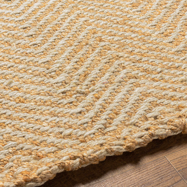 Hauteloom Aren SKEAARENJA1 Tan Woven/Flatwoven Jute Rug