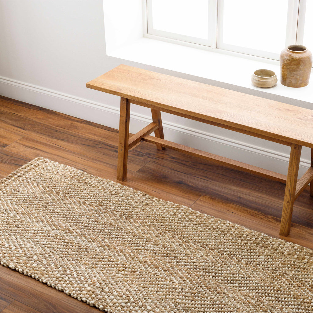 Hauteloom Dinah SKEADINAAA1 Tan Woven/Flatwoven Jute Rug