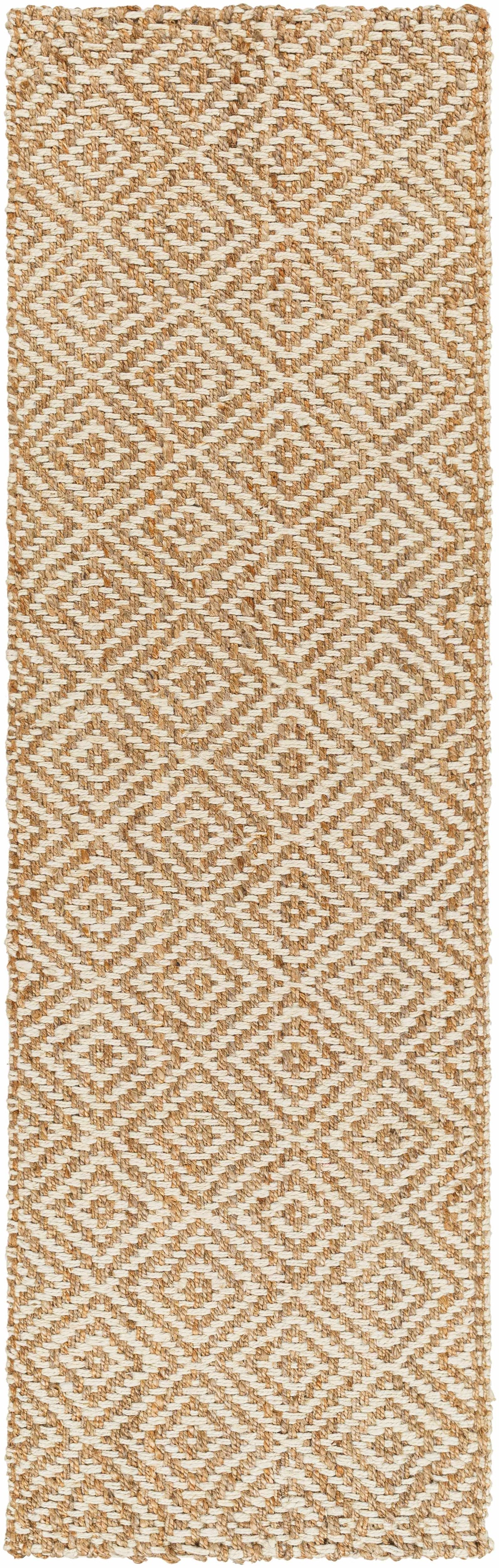 Hauteloom Eriko SKEAERIKOA1 Tan Woven/Flatwoven Jute Rug