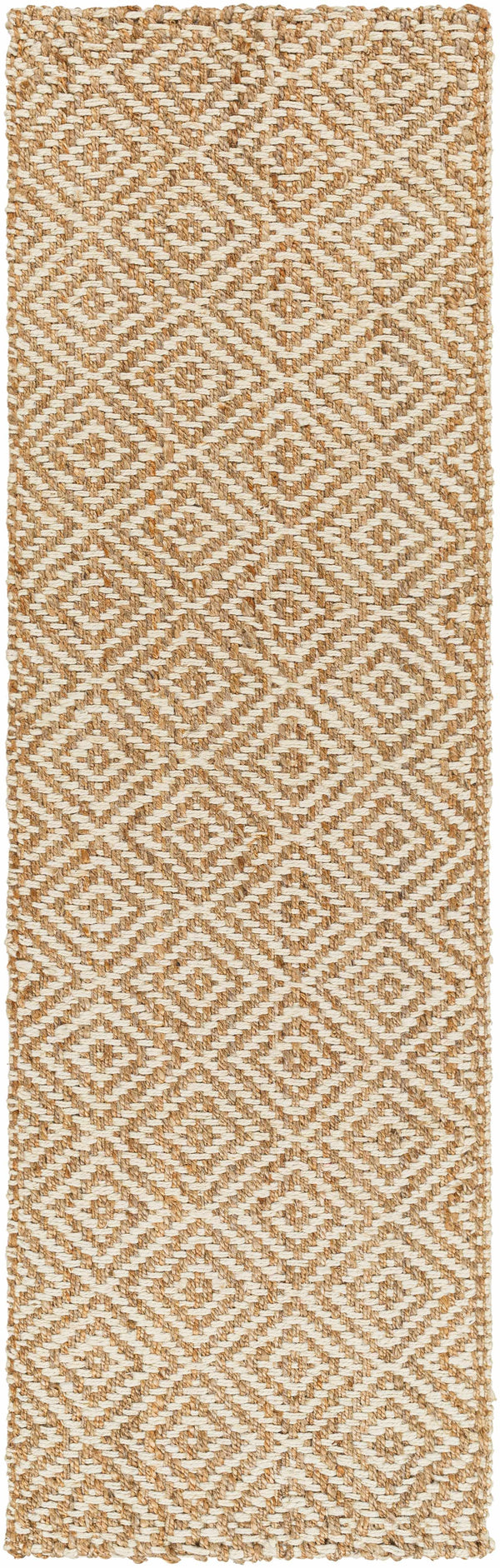 Hauteloom Eriko SKEAERIKOA1 Tan Woven/Flatwoven Jute Rug