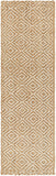 Hauteloom Eriko SKEAERIKOA1 Tan Woven/Flatwoven Jute Rug