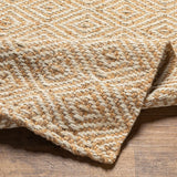 Hauteloom Eriko SKEAERIKOA1 Tan Woven/Flatwoven Jute Rug