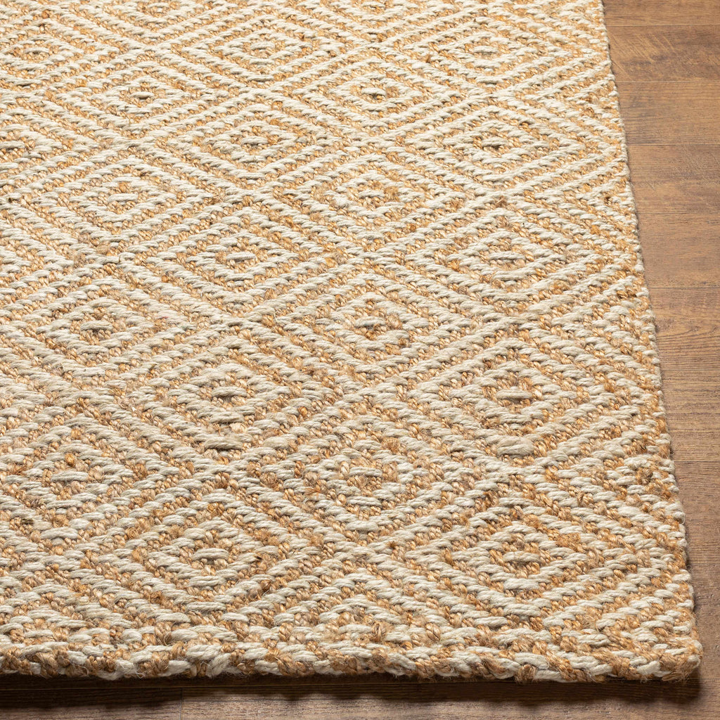 Hauteloom Eriko SKEAERIKOA1 Tan Woven/Flatwoven Jute Rug