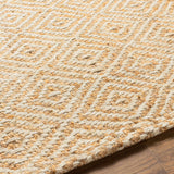 Hauteloom Eriko SKEAERIKOA1 Tan Woven/Flatwoven Jute Rug