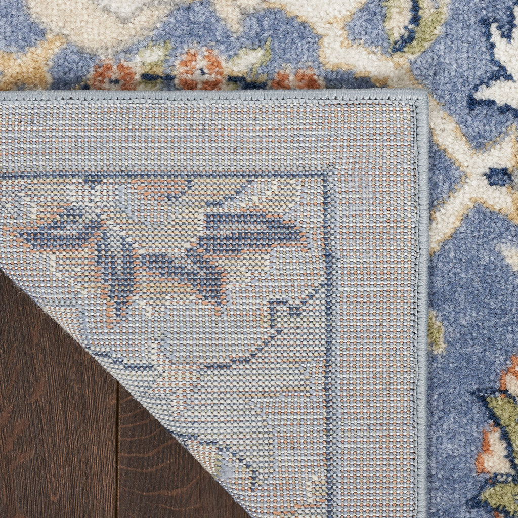 nourison allur alr03 light blue rug