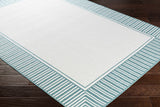 Hauteloom Skipton SKI Teal Machine Made Olefin Rug