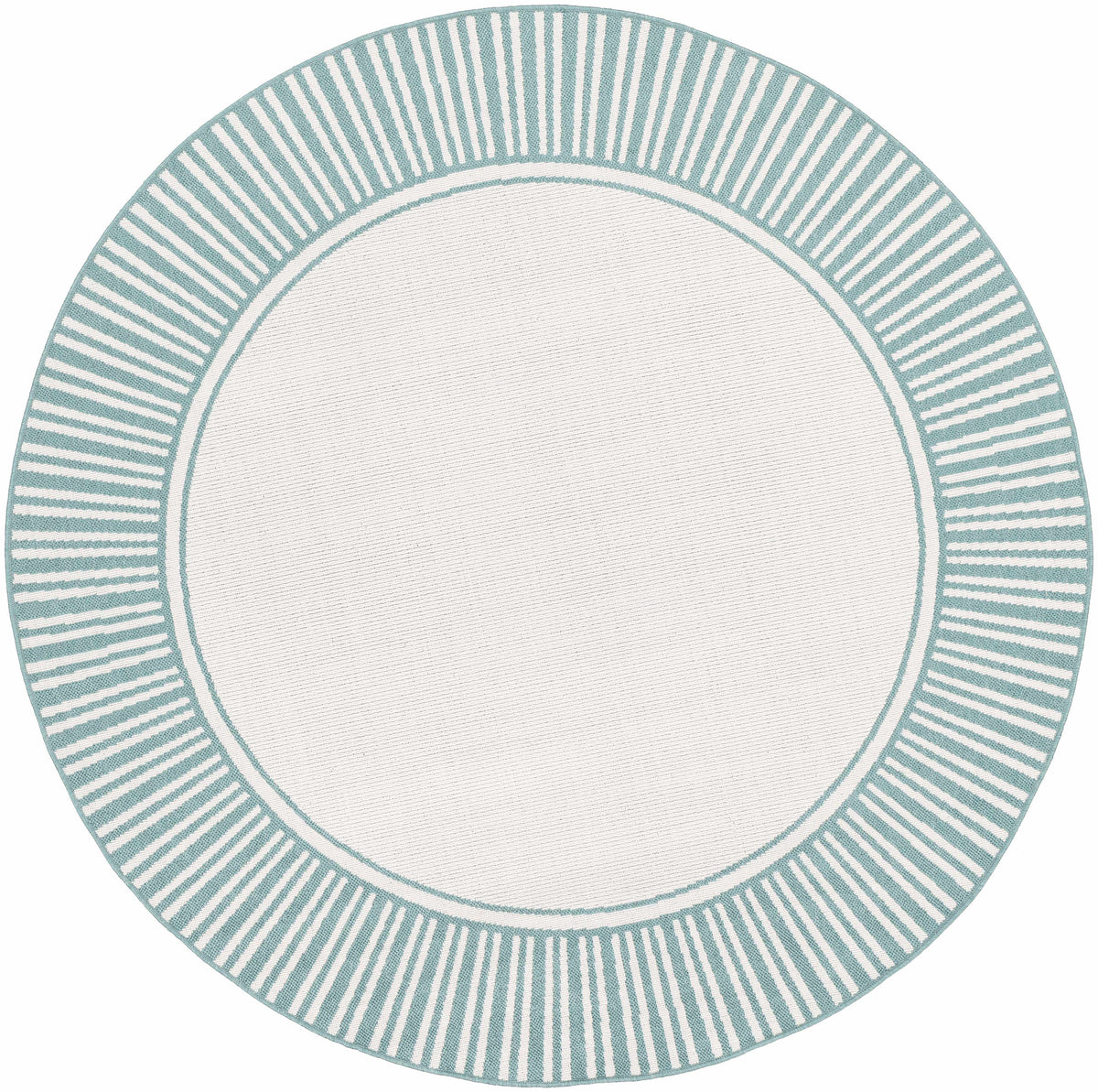 Hauteloom Skipton SKI Teal Machine Made Olefin Rug
