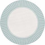 Hauteloom Skipton SKI Teal Machine Made Olefin Rug