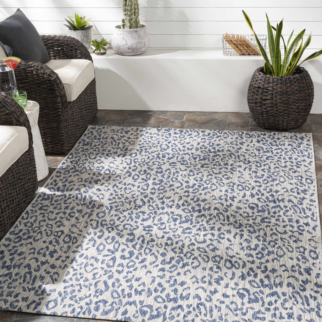 Hauteloom Skipsea SKIPS Navy Machine Made Polypropylene Rug
