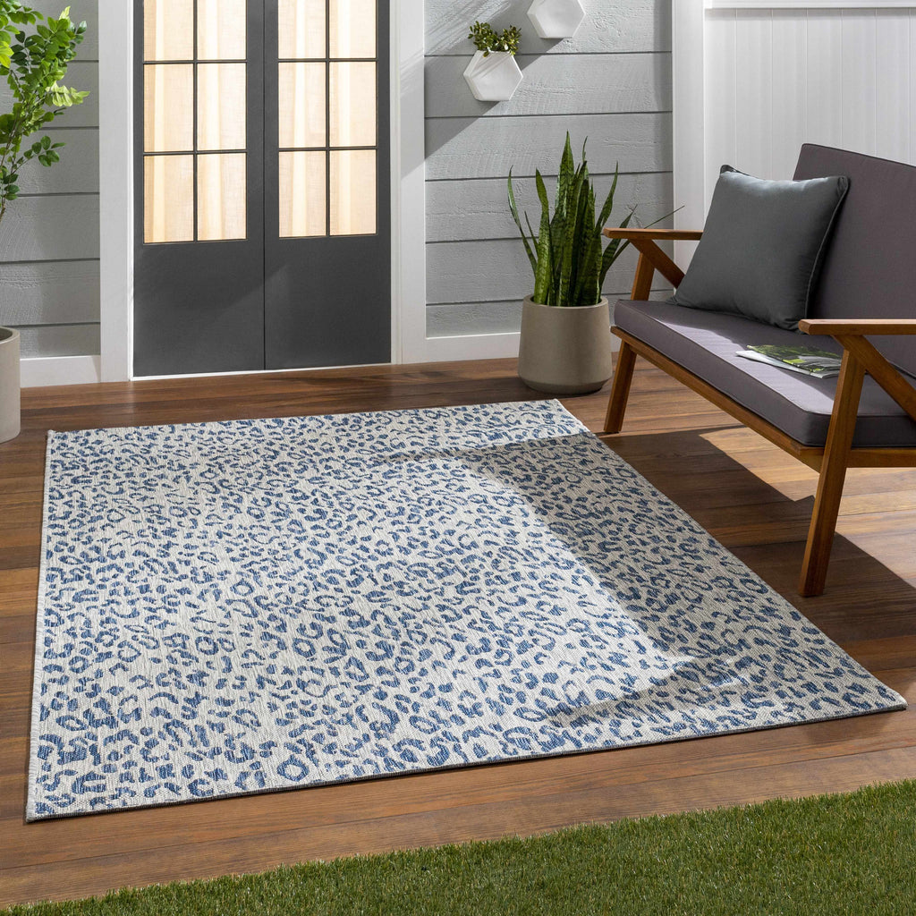 Hauteloom Skipsea SKIPS Navy Machine Made Polypropylene Rug