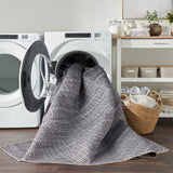 nourison nourison washables nwb08 grey rug