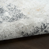 nourison dekor dek07 grey charcoal rug