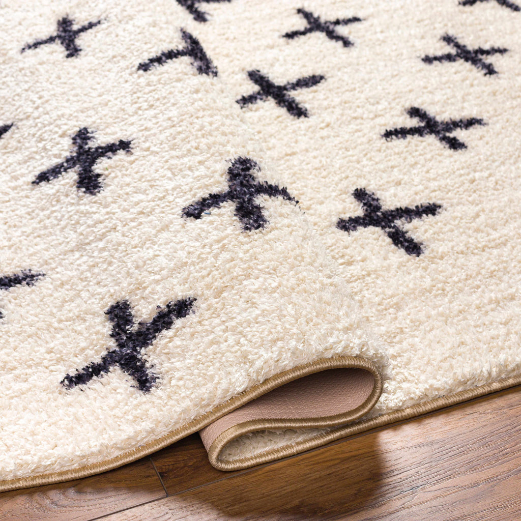 Hauteloom Bede SLKABEDE8A1 Beige Machine Made Polyester Rug