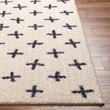 Hauteloom Bede SLKABEDE8A1 Beige Machine Made Polyester Rug