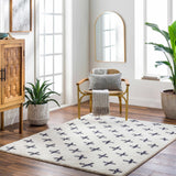 Hauteloom Bede SLKABEDE8A1 Beige Machine Made Polyester Rug