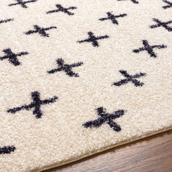 Hauteloom Bede SLKABEDE8A1 Beige Machine Made Polyester Rug