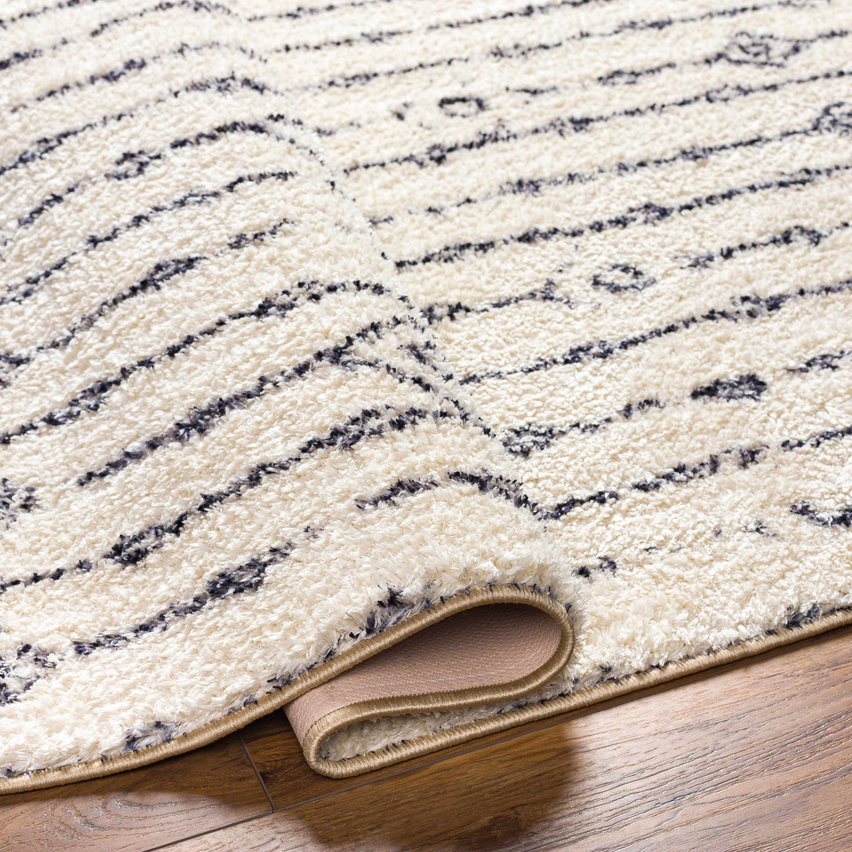 Hauteloom Demi SLKADEMIUA2 Beige Machine Made Polyester Rug