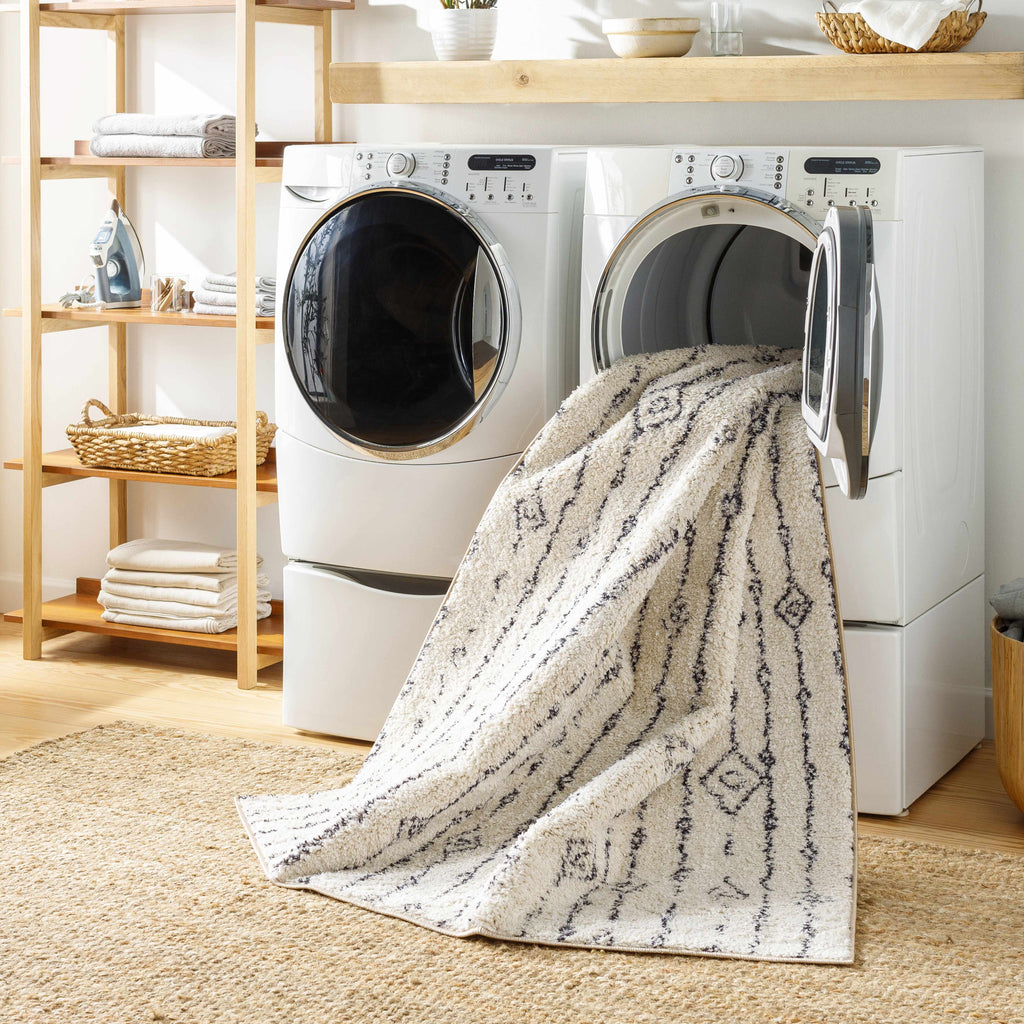 Hauteloom Demi SLKADEMIUA2 Beige Machine Made Polyester Rug