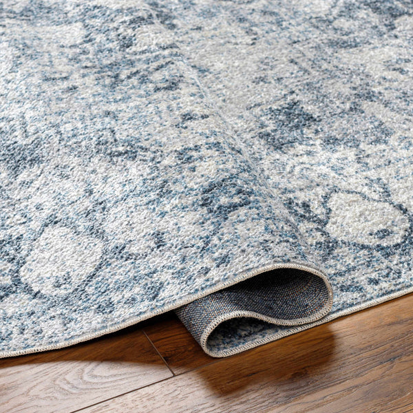 Hauteloom Ankti SLLIANKTIA1 Blue Machine Made Polyester Rug