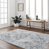 Hauteloom Ankti SLLIANKTIA1 Blue Machine Made Polyester Rug