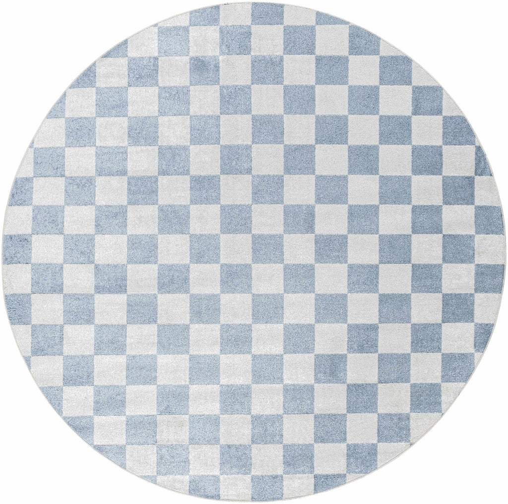 Hauteloom Brone SLLIBRONEA1 Blue Machine Made Polyester Rug