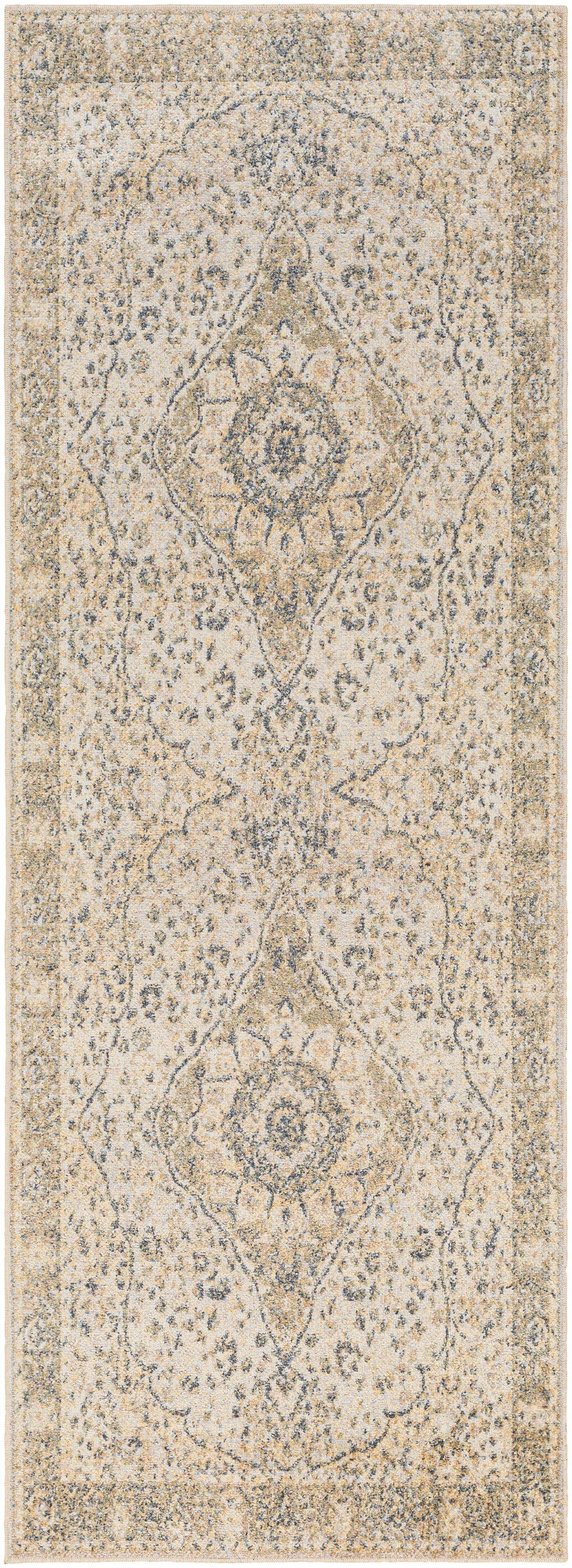 Hauteloom Cara SLLICARAL23 Blue Machine Made Polyester Rug