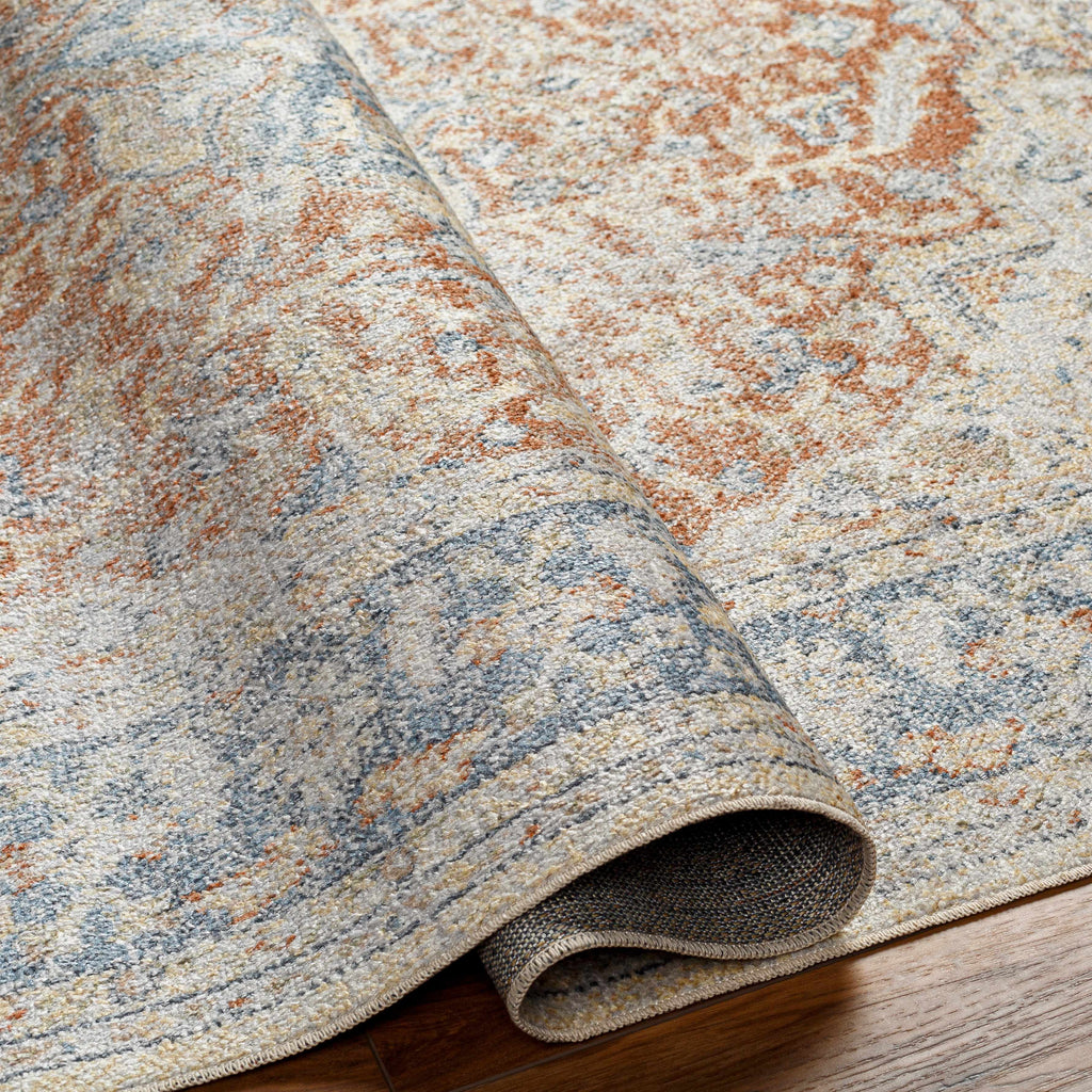 Hauteloom Emke SLLIEMKE8A1 Gray Machine Made Polyester Rug