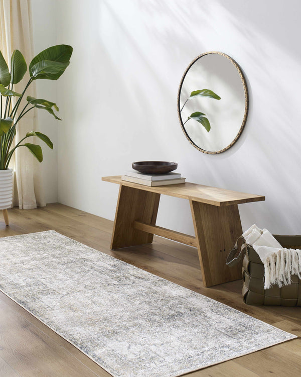 Hauteloom Hera SLLIHERAA43 Ivory Machine Made Polyester Rug