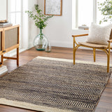 Hauteloom Elle SLMBELLEFA1 Tan Woven/Flatwoven Jute Rug