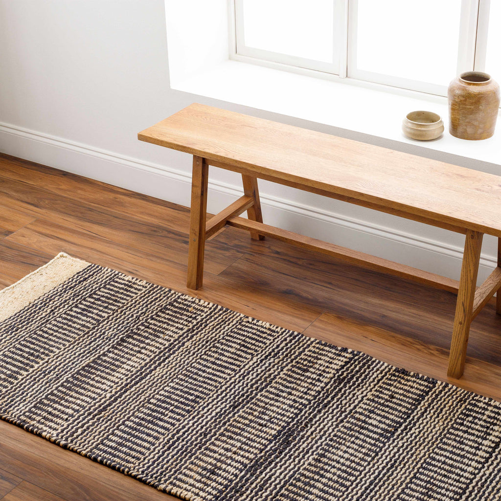 Hauteloom Elle SLMBELLEFA1 Tan Woven/Flatwoven Jute Rug