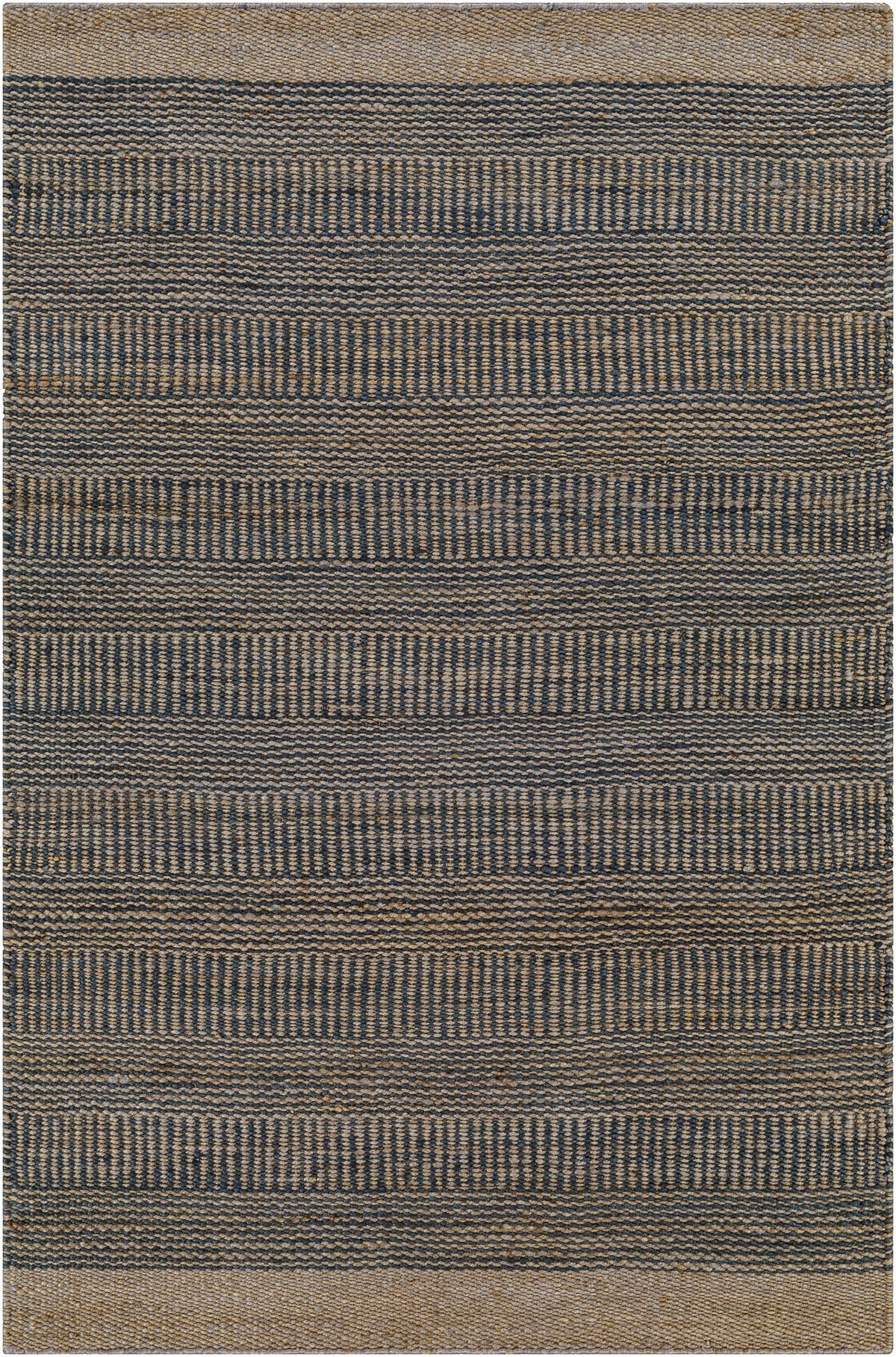 Hauteloom Elle SLMBELLEFA2 Navy Woven/Flatwoven Jute Rug
