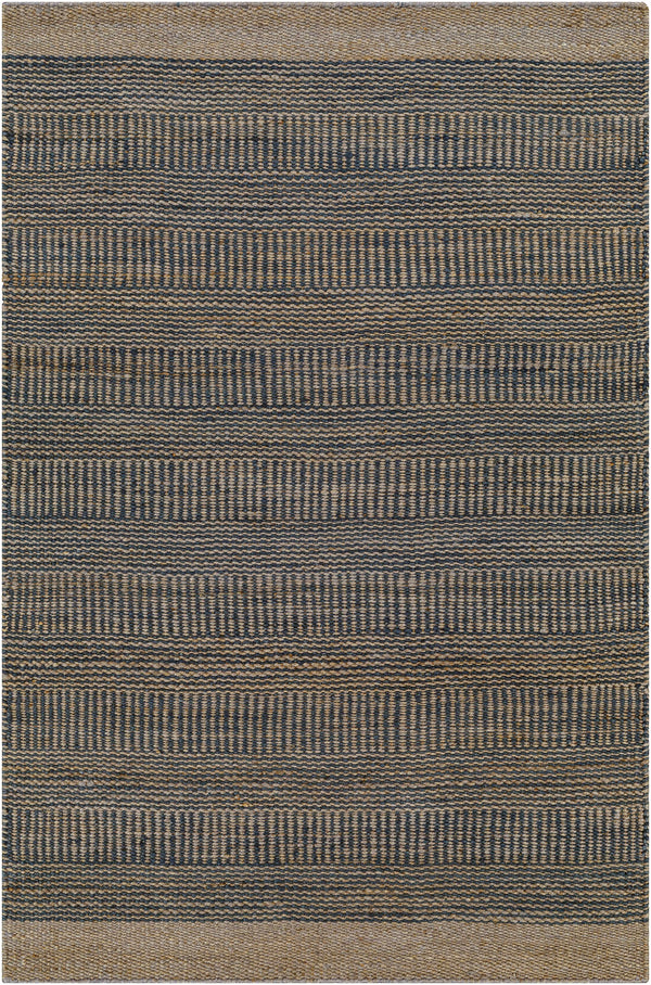 Hauteloom Elle SLMBELLEFA2 Navy Woven/Flatwoven Jute Rug