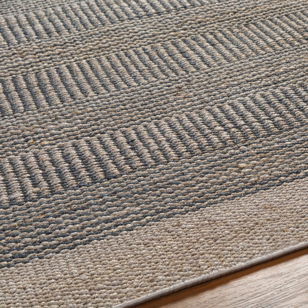 Hauteloom Elle SLMBELLEFA2 Navy Woven/Flatwoven Jute Rug