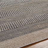 Hauteloom Elle SLMBELLEFA2 Navy Woven/Flatwoven Jute Rug
