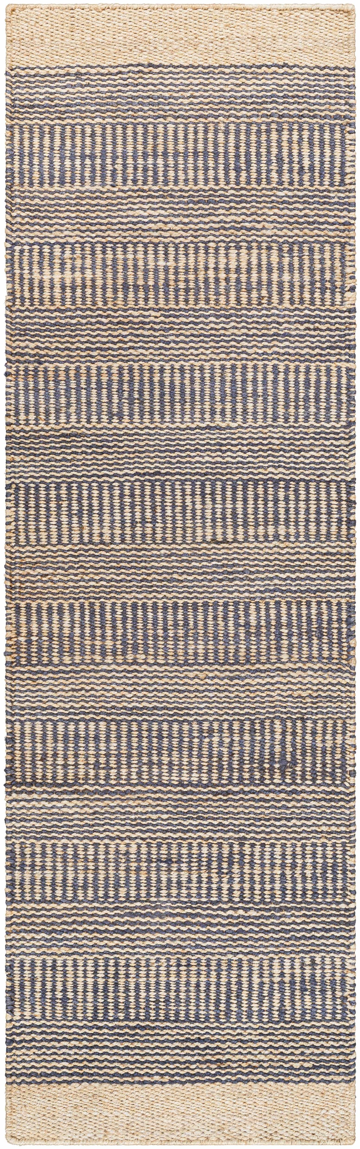 Hauteloom Elle SLMBELLEFA3 Denim Woven/Flatwoven Jute Rug