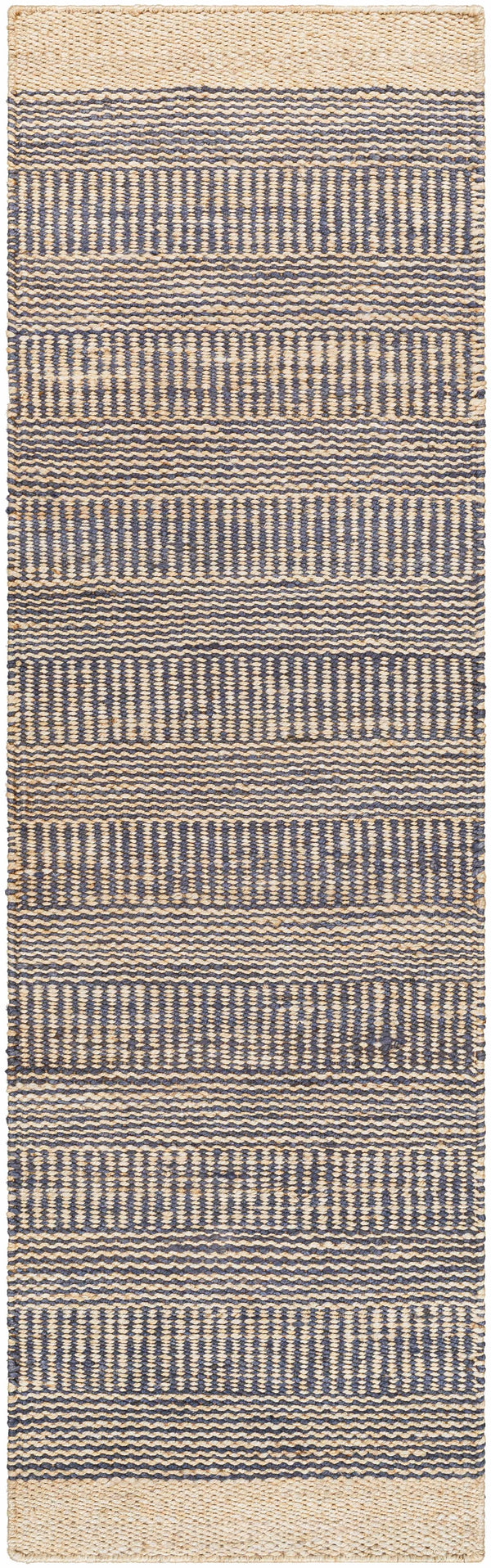 Hauteloom Elle SLMBELLEFA3 Denim Woven/Flatwoven Jute Rug