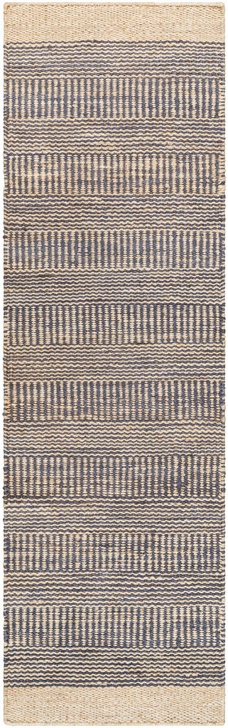 Hauteloom Elle SLMBELLEFA3 Denim Woven/Flatwoven Jute Rug