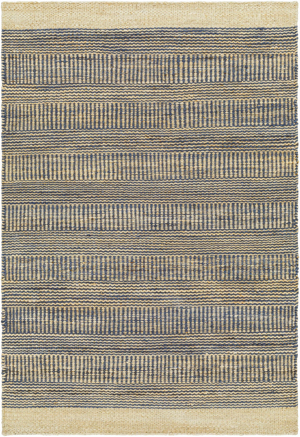 Hauteloom Elle SLMBELLEFA3 Denim Woven/Flatwoven Jute Rug