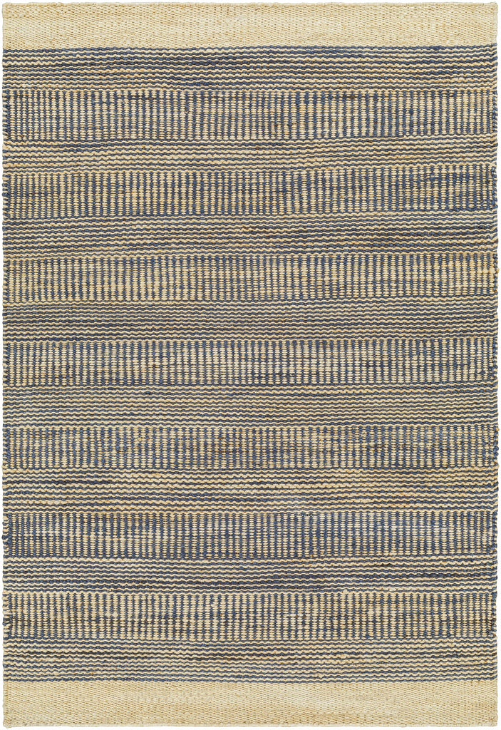 Hauteloom Elle SLMBELLEFA3 Denim Woven/Flatwoven Jute Rug