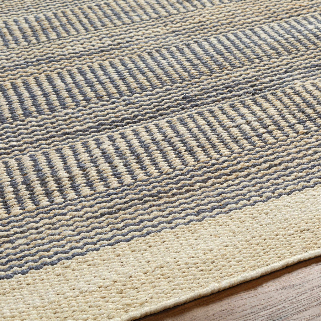 Hauteloom Elle SLMBELLEFA3 Denim Woven/Flatwoven Jute Rug