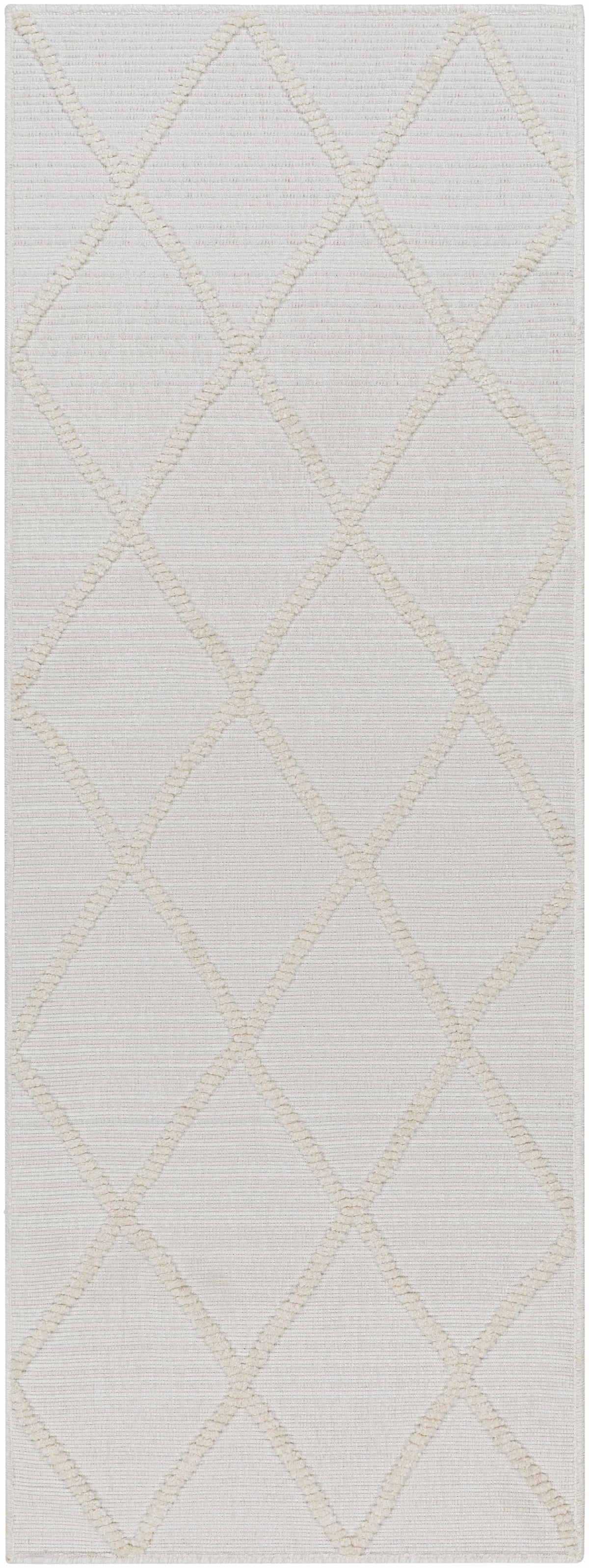 Hauteloom Amani SLYBAMANIA1 White Machine Made Polypropylene Rug