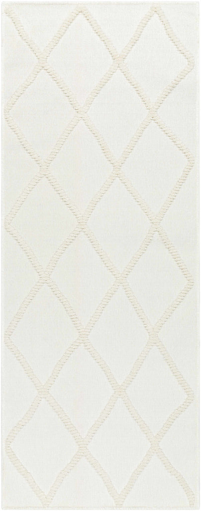 Hauteloom Amani SLYBAMANIA1 White Machine Made Polypropylene Rug